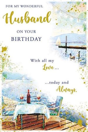 For my wonderful husband on your birthday, with all my love...today and always.