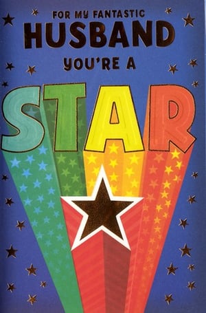 For my fantastic husband, you're a star.