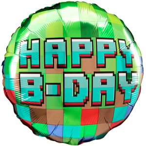 a balloon that says happy b-day on it
