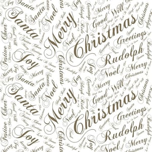 a seamless pattern of merry christmas greetings on a white background