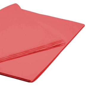 two sheets of red paper are stacked on top of each other