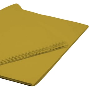 a stack of yellow paper on a white background