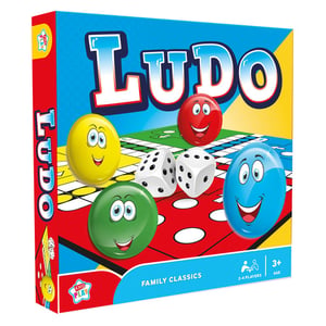 a family classics board game called ludo