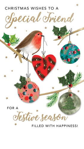 christmas wishes to a special friend for a festive season filled with happiness