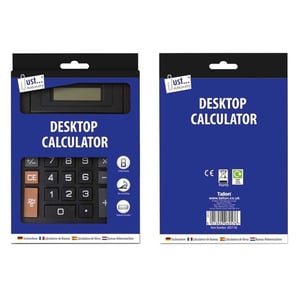 two packages of a desktop calculator by tailor