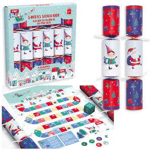 a box of santa 's sleigh ride christmas crackers
