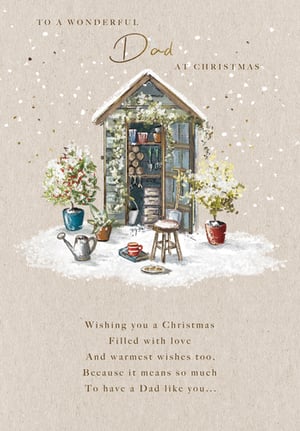 a christmas card wishing you a christmas filled with love and warmest wishes too
