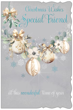 christmas wishes for a special friend at this wonderful time of year