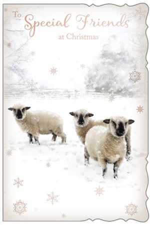 a christmas card that says happy 1st christmas in your new home