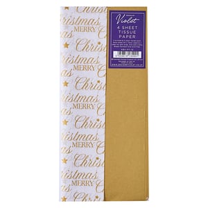 a package of 4 sheet christmas wrapping paper