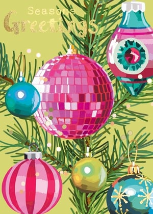 a christmas card that says season 's greetings on it