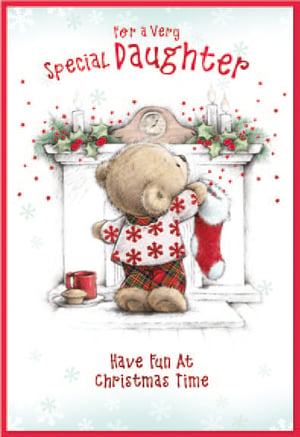 a christmas card for a very special daughter