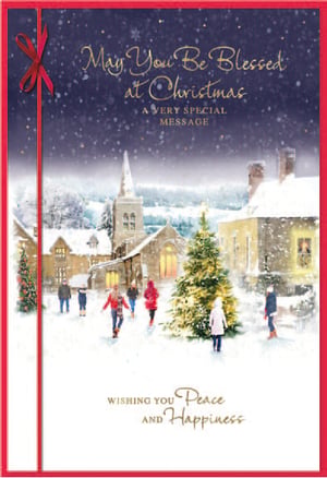 may you be blessed at christmas a very special message wishing you peace and happiness