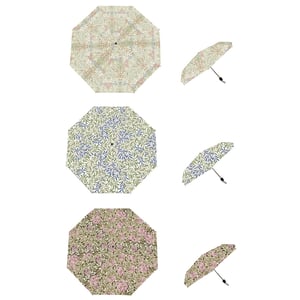 four different umbrellas with a floral pattern on them