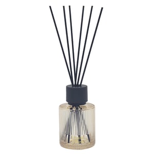 a bottle of reed diffuser with a black cap