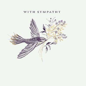Offer a touch of gentle comfort with our beautiful 'Sympathy' card from Ling. This exquisite design features a graceful bird in flight, delicately carrying a sprig of muted botanical illustrations. The soft, understated colour palette of gentle purples, greys, and subtle gold accents creates a truly serene and respectful tribute. Perfect for conveying heartfelt condolences, this card provides a sensitive way to express support during difficult times. Stock up your shelves with this thoughtful option. Each pack contains 6 high-quality cards, ensuring you're well-prepared to meet your customers' needs.