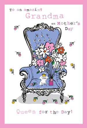 a mother 's day card for an amazing grandma