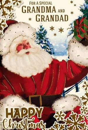a christmas card for a special grandma and grandad