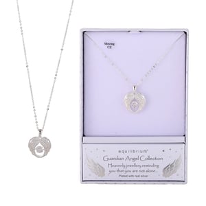 a guardian angel collection necklace in a box