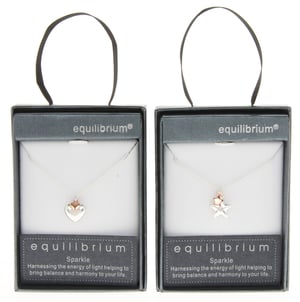 two boxes of sparkle necklaces from equilibrium
