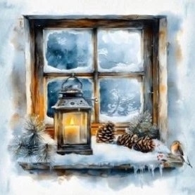 Invite the serene beauty of a winter wonderland to your customers' tables with our charming Frosted Window Lunch Napkins! Inspired by a picturesque snowy scene, these delightful 3-ply napkins showcase a beautiful watercolour design of a frosted window, complete with a warm, glowing lantern and festive pinecones. They're perfect for adding a touch of cosy elegance to any winter gathering, Christmas lunch, or seasonal celebration.
Each retail pack contains 20 high-quality, absorbent napkins, ensuring both style and practicality. For your convenience, you'll receive a wholesale pack of 3 individual 20-count packs, making it simple to stock up for the busy festive period. Sourced from trusted supplier Anniversary House, these napkins offer excellent quality and a lovely aesthetic that your customers will truly appreciate. Help them create memorable moments with this special design!