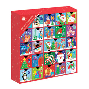 Introducing the delightful Cute Advent Calendar, a charming offering from Design Group, available in single packs. This beautifully designed calendar features 24 individual drawers, each ready to be filled with special treats, making the countdown to Christmas extra magical. Every drawer is adorned with a unique and adorable festive illustration, from jolly Santas and cheerful snowmen to playful penguins and sweet robins. The vibrant colours and heartwarming characters create a truly enchanting display. Perfect for families or as a thoughtful gift, this Advent Calendar promises to bring joy and anticipation throughout the holiday season. A wonderful way to celebrate each day leading up to Christmas!