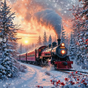 Wholesale customers, prepare to enchant your shoppers with these delightful Christmas cards from the Great British Card Company! Our 'Steam Train & Winter Village' collection offers a truly picturesque scene, perfect for spreading festive cheer.
Each pack contains 16 high-quality cards, featuring 8 of two distinct, beautiful designs. One design, as seen, captures the breathtaking sight of a classic steam train chugging through a serene, snow-covered forest at sunset, its warm glow illuminating the winter landscape. The second complementary 'Winter Village' design promises equally charming festive imagery.
These cards are ideal for customers seeking a touch of classic winter magic and nostalgia. Available in a convenient 1x6 pack size, they're a must-have addition to your seasonal stock.