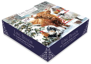 Bring the charm of a snowy farmyard to your Christmas greetings with our delightful 12 Farmyard Animal Luxury Cards from Ling Design. This enchanting pack features heartwarming winter scenes, showcasing a majestic Highland cow, a proud rooster, a friendly hedgehog, and other beloved creatures amidst a festive, snow-dusted landscape.
Each pack contains 12 premium cards, with 4 of each of the 3 unique designs, offering wonderful variety for your customers. Crafted with exceptional attention to detail, these cards are perfect for spreading joy and warmth this festive season. Send a touch of rural magic with every message!