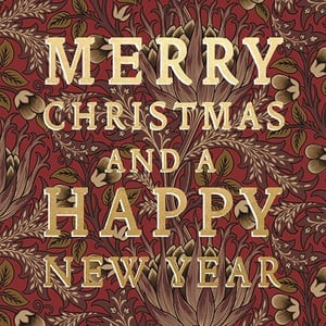 Introduce a touch of classic elegance to your festive offerings with our 'Open Female' Christmas card from Ling. This beautiful design features a rich, deep red background adorned with an intricate, timeless floral pattern in warm browns and golden hues. The heartfelt message, "MERRY CHRISTMAS AND A HAPPY NEW YEAR," stands out in luxurious, textured gold lettering, giving it a premium feel. Perfect for customers seeking a sophisticated and versatile card to send their warmest season's greetings. Available in a convenient pack size of 1x6, these cards are sure to be a popular choice for the holiday season.