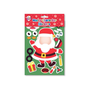Bring some festive cheer and endless giggles to your customers with our Wacky Christmas Character Stickers from Tallon! This delightful pack encourages creativity, allowing children to design their own hilarious Santa Claus and other festive faces. Each sheet is packed with colourful, peel-and-stick components, including a variety of eyes, noses, mouths, and fun Christmas accessories like gifts, candles, and holly. Perfect for holiday craft activities, party bag fillers, or decorating cards, these stickers are sure to be a hit. Stock up on this fantastic 1x12 pack and offer a wonderful way for little ones to get into the Christmas spirit!
