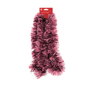 Brighten up your festive offerings with our delightful 2M Chunky Blush Pink Tinsel. This eye-catching tinsel boasts a beautiful blush pink hue, perfect for adding a touch of modern elegance and warmth to any Christmas display. Its generous 2-metre length and chunky design ensure a full, luxurious look, whether draped around trees, banisters, or shop windows. Each strand comes with a retail-ready header card, making it easy to display and sell. Supplied by Tallon, these high-quality tinsels are available in a convenient pack size of 1x12, ensuring you're well-stocked for the holiday season. A must-have for customers looking to create a truly enchanting festive atmosphere.