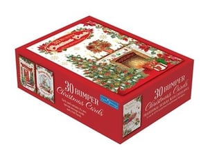 Get ready for the festive season with our delightful Christmas Bumper 30 Boxed Assorted Traditional Cards from Xpress Yourself! This fantastic collection offers exceptional value, featuring 30 beautifully designed Christmas cards, each complete with its own envelope.

Your customers will adore the charming traditional designs, perfect for spreading classic festive cheer. Many cards boast a lovely foil finish, adding a touch of sparkle, and each includes a special message inside, making them truly thoughtful.

Presented in a vibrant, eye-catching box, these cards are ideal for those who love to send a heartfelt greeting to everyone on their list. Available in a convenient wholesale pack of 6 boxes, they're a must-have for your seasonal stock. Ensure your shelves are brimming with these wonderful Christmas essentials!