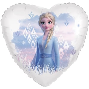 Bring a touch of Arendelle magic to any celebration with our enchanting 18" Frozen Elsa Heart Shape balloon! Featuring everyone's favourite ice queen, Elsa, in her iconic attire, this beautiful foil balloon is sure to delight fans of all ages. The stunning design showcases Elsa against a dreamy backdrop of icy patterns and soft colours, all encased in a charming heart shape. Perfect for birthdays, themed parties, or as a special gift, this balloon adds an unforgettable sparkle. Supplied by Folat, each balloon comes individually packed, ready to impress. Stock up on this must-have item and let the magic begin!