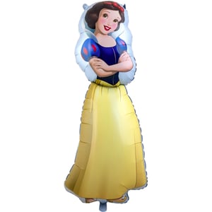 Bring a touch of timeless enchantment to any celebration with our 37" Snow White Supershape foil balloon! This beautifully designed balloon captures the beloved Disney Princess in her iconic blue and yellow gown, complete with her charming smile and crossed arms.
Perfect for birthday parties, princess-themed events, or as a delightful gift, this eye-catching supershape balloon is sure to be a firm favourite. Crafted by Folat, it boasts vibrant colours and impressive detail, making it a standout addition to any display. Supplied individually, it's easy to stock and ready to bring a little magic to your customers' special moments.