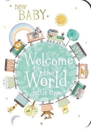 Welcome a precious new arrival with this utterly charming 'Welcome to the World' card! Adorned with a delightful train carrying a host of adorable baby animals – from a playful monkey to a striped zebra and a sleepy bear – it's a truly sweet way to send your congratulations.
The soft, pastel colours and whimsical design, complete with a gentle rainbow and smiling sunshine, create a heartwarming scene perfect for any new baby. This lovely card, featuring the heartfelt message "Welcome to the World little One," is a beautiful keepsake for proud parents and is sure to bring a smile. Celebrate their joyous news with this enchanting design.