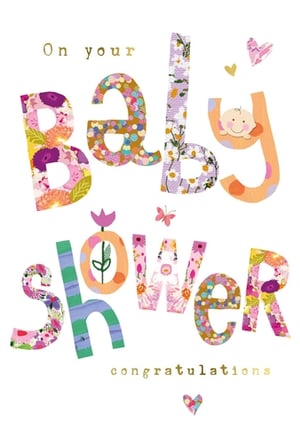 Celebrate new beginnings with our delightful 'Baby Shower' card, brought to you by Nigel Quiney Publications. This charming design features bold, colourful letters spelling out 'Baby Shower', each adorned with a unique mix of playful patterns – from delicate florals to cheerful polka dots and stripes. A sweet baby face peeking from the 'y' adds an extra touch of cuteness, making this card truly special.
Perfect for welcoming little ones, this card is sure to bring a smile to any expectant parent's face. Its vibrant, collage-style artwork and heartfelt 'On your Baby Shower, congratulations' message make it a standout choice. Available in a convenient pack of six, it's an ideal addition to your greeting card selection, offering quality and charm that customers will adore.