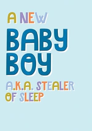 Welcome a new arrival with a touch of humour and charm with our Birth Congrats Boy card from Paper Rose. This delightful card features a playful design, proudly announcing "A NEW BABY BOY" in bold blue lettering. Below, the witty phrase "A.K.A. STEALER OF SLEEP" adds a relatable and amusing touch in a vibrant, multi-coloured font.
Perfect for congratulating new parents who appreciate a good laugh, this card is sure to stand out. Its cheerful design and light-hearted message make it an ideal choice for celebrating the joyous, albeit sleep-deprived, journey of parenthood. Available in a convenient pack of 6, ensure your shelves are stocked with this popular design.
