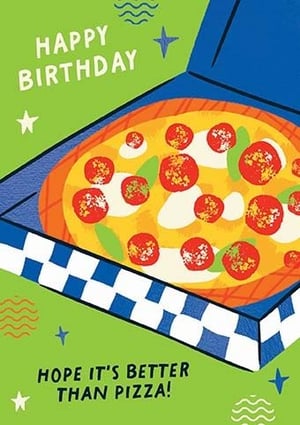 Add a slice of fun to your birthday card selection with this vibrant design from Paper Rose. Featuring a delicious-looking pizza in an open box, this card is sure to catch the eye. The playful message, "HAPPY BIRTHDAY, HOPE IT'S BETTER THAN PIZZA!", offers a light-hearted touch perfect for any celebration. With its bold colours and modern illustration, this 'Open Birthday Male' card is a fantastic choice for friends, family, or colleagues. Stock up your shelves with this popular design, available in convenient packs of 6.