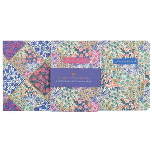 Introduce a touch of floral elegance to your stationery collection with this delightful set of 3 Liberty Garden A6 Notebooks from Partisan Products Ltd. Each notebook boasts a unique and vibrant floral design, inspired by the timeless beauty of a blooming garden.

This charming trio includes one notebook with a captivating patchwork-style pattern and two with intricate all-over floral prints, all featuring delicate gold accents. Perfect for jotting down notes, ideas, or daily thoughts, these A6 notebooks come with ruled pages for organised writing. Sold as a convenient single pack, they make a wonderful gift or a stylish addition to any desk. A truly lovely item for your customers.