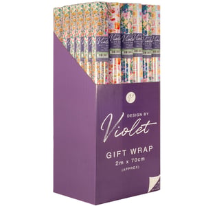 Brighten up your gift wrap selection with our delightful 2M Floral Mix Roll Wrap, supplied by Partisan Products Ltd. This charming collection features an array of beautiful floral designs, perfect for adding a touch of elegance to any present. Each roll measures a generous 2m x 70cm (approx), offering ample wrap for various gift sizes.
Your customers will adore the diverse patterns, from delicate blooms to vibrant bouquets, ensuring there's a perfect design for every occasion, from birthdays to anniversaries. This convenient pack of 36 assorted rolls provides an excellent variety to keep your shelves stocked and appealing. A truly wonderful addition to any retail offering, promising smiles with every gift.