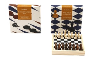 Introduce your customers to hours of classic fun with our Mini Chess & Backgammon set! This delightful wholesale offering brings together two beloved strategy games in one convenient package. Each set features beautifully crafted wooden pieces for the Chess game, ensuring a tactile and engaging experience. The Backgammon set comes complete with all the essentials for a thrilling match.

Presented in stylish, compact boxes with a modern design, these mini games are perfect for travel, gifting, or simply enjoying at home. They're an excellent way to encourage strategic thinking and provide entertainment for all ages. Supplied by Sifcon International PLC, this 1x2 pack is a fantastic addition to any retail collection, promising quality and timeless appeal.