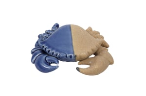Bring a touch of coastal charm to any home with our delightful 12cm Crab Deco. This unique decorative crab features a striking split design, making it a real eye-catcher.
One half boasts a beautiful, glossy blue ceramic finish, perfectly capturing the vibrant colours of the ocean. The other half offers a contrasting sandy beige texture, reminiscent of sun-kissed beaches. Measuring 12cm, it's the perfect size to adorn a shelf, mantelpiece, or bathroom, adding a playful yet stylish accent. Sold individually, each crab is a charming piece that will surely spark conversation and brighten up any space.