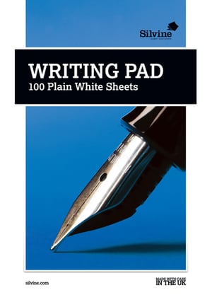 Elevate your stationery offering with the classic Silvine A5 White Plain Writing Pad. Perfect for offices, schools, or creative pursuits, each pad contains 100 sheets of high-quality, smooth white paper, ideal for all writing instruments, from ballpoints to fountain pens. Measuring a convenient 148 mm x 210 mm, these A5 pads are versatile and a joy to write on. Proudly made with care in the UK, they promise reliable performance and a premium feel. Available in a wholesale pack of 10, these writing pads from Sinclairs are a must-have for any well-stocked business, ensuring your customers always have a superb surface for their thoughts and notes.