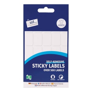 Introducing the Just... stationery 500 White Sticky Labels, your go-to solution for effortless organisation. Each retail pack is thoughtfully designed with 17 sheets, providing you with over 500 individual self-adhesive labels. Sized at a practical 19x12mm, these classic white labels are perfect for everything from categorising files and pricing items to general marking around the office or home. They feature a reliable self-adhesive backing for easy application and come in a plastic-free eco-pack, making them a responsible choice. Ideal for wholesale purchase, these quality labels from Tallon are supplied in a convenient pack of 12.