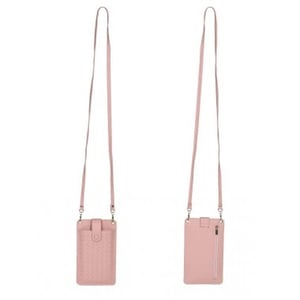Introducing the Equilibrium Woven Mobile Phone Pocket Bag Pink – your new favourite accessory! Crafted with a beautiful woven texture in a delightful pink hue, this compact bag is as stylish as it is practical.
Designed to keep your mobile phone secure and easily accessible, it features a convenient flap closure with a snap button. The reverse side offers an extra zippered pocket, perfect for stashing cards, cash, or keys. With its adjustable long strap, you can wear it comfortably across your body or over your shoulder, leaving your hands free for whatever the day brings. Ideal for quick errands, a night out, or simply when you want to carry just the essentials. A must-have for any fashion-conscious individual.