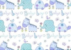 A seamless pattern with "baby boys" written on it.