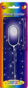 A sparkler in the shape of the letter "O" is a number.