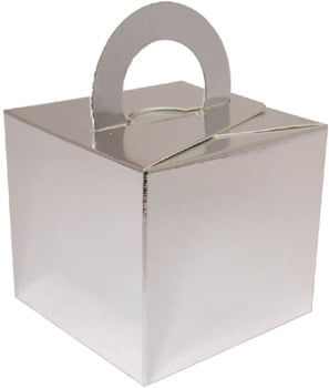 a silver box with a handle on it