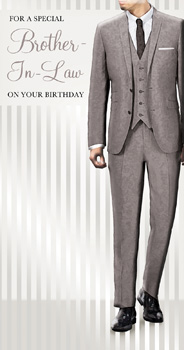A birthday card for a special brother-in-law.