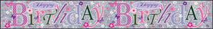 A banner that says "Happy Birthday" on it.